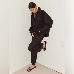 Deiji Studios | Linen Tack Set | Black | Size M/L | NWT